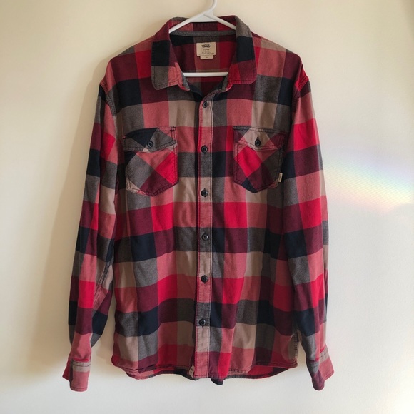Vans Other - Vans Off The Wall Flannel Plaid Shirt